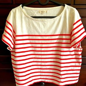 Madewell cropped tshirt